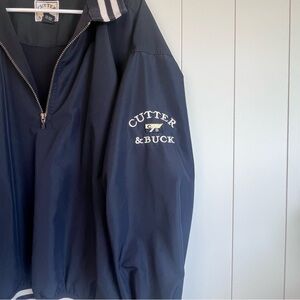 Vintage Cutter & Buck Navy Pullover Windbreaker Jacket